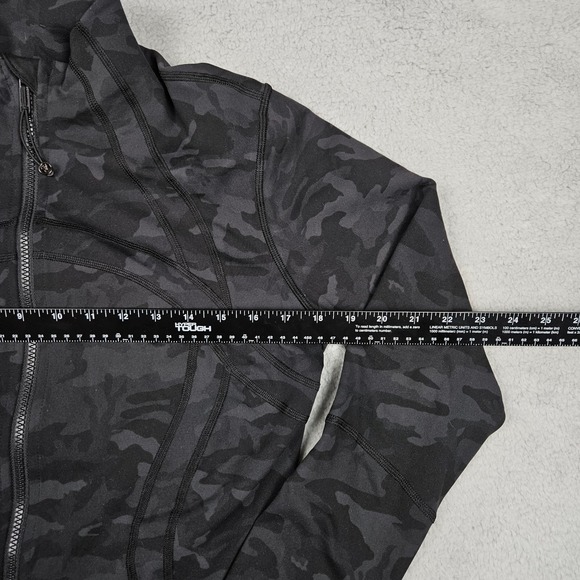 Lululemon (Womens 12) Define Jacket Full Zip Black Camo Activewear Athleisure - Picture 5 of 6